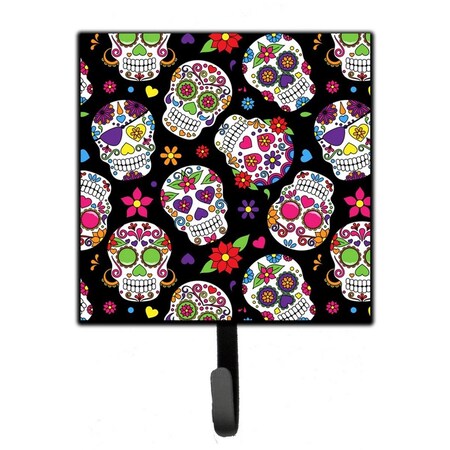 Carolines Treasures Day of the Dead Black Leash or Key Holder BB5116SH4